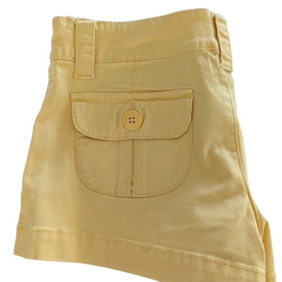 #35 Mossimo Supply Co. - Chic Yellow Womans Shorts - Size 5/6 - Picture 6 of 6